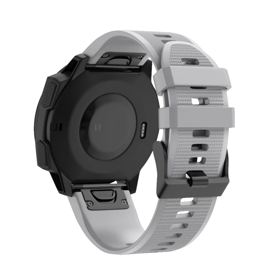 26 мм 22 мм силиконовый ремешок для часов Ремешок для Garmin Fenix 5X Fenix3 3HR Fenix 5 Plus S60 MK1 часы Easyfit Сменные Ремешки для наручных часов