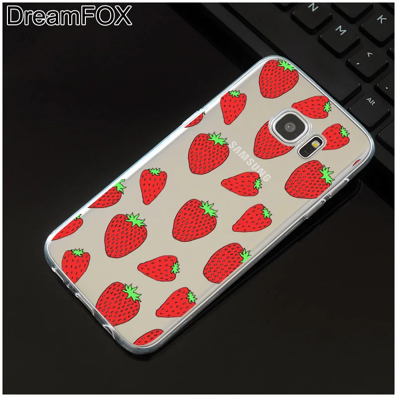 DREAMFOX M489 Fruit Cartoon Soft TPU Silicone Case Cover For Samsung Galaxy Note S 6 7 8 9 10 10e 11 11e Lite Edge Plus |