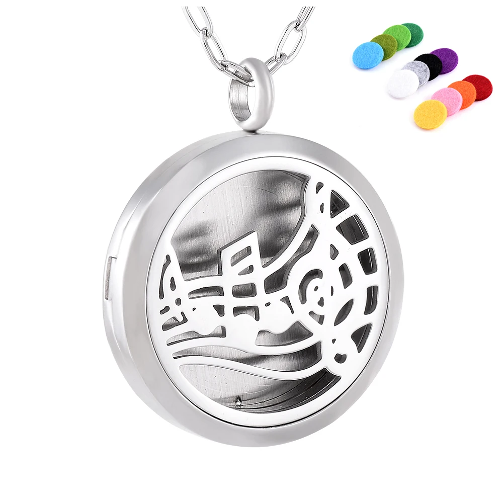 

Оптовая продажа, модные ювелирные изделия из нержавеющей стали IJP0130 для ароматерапии, ожерелье с распылителем эфирного масла для мужчин и ж...