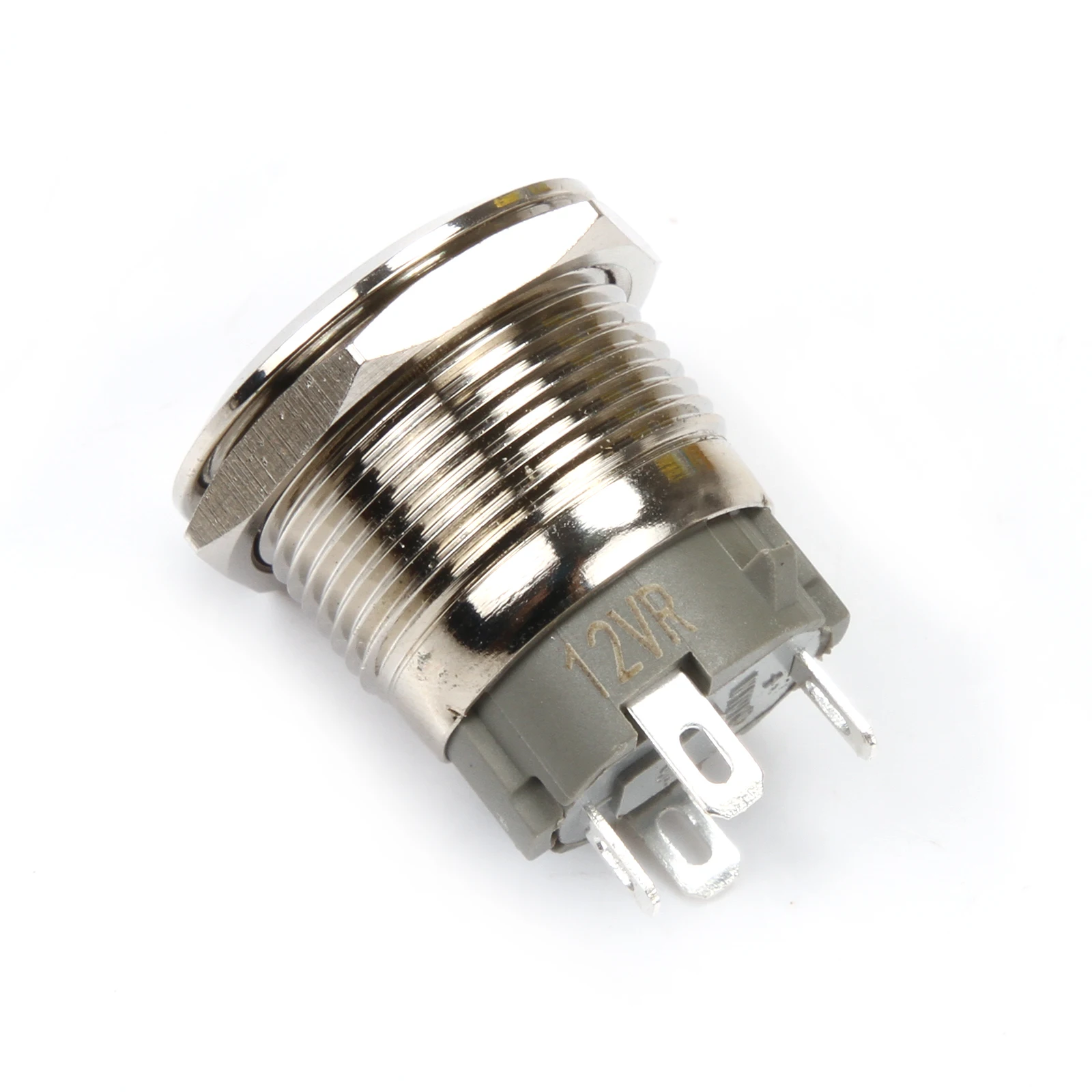 Металлический кольцевой кнопочный переключатель 2 шт./лот 16 мм светодиод 12 В 24 220