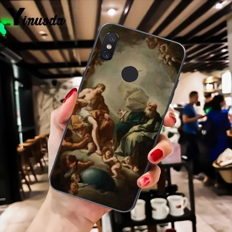 Yinuoda создание Адама Ренессанс живопись на холсте чехол для телефона для Xiaomi mi 6 mi x2 mi x2S Note3 8 8lite Red mi 5 note5 Note4 4X