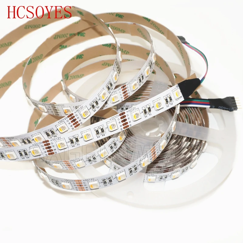 5M DC12V SMD 5050 Светодиодная лента RGBW /RGBWW 60 Светодиодный s/m 4 цвета в 1 светодиодный чип