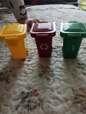 Мусорный бак контейнер кляп игрушка один набор для детей игры|gag toys|set for childrenset toys |