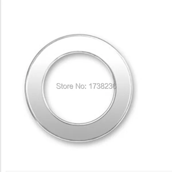 Пустое кольцо для сообщений с родиевым покрытием diy гравируемое | Украшения и