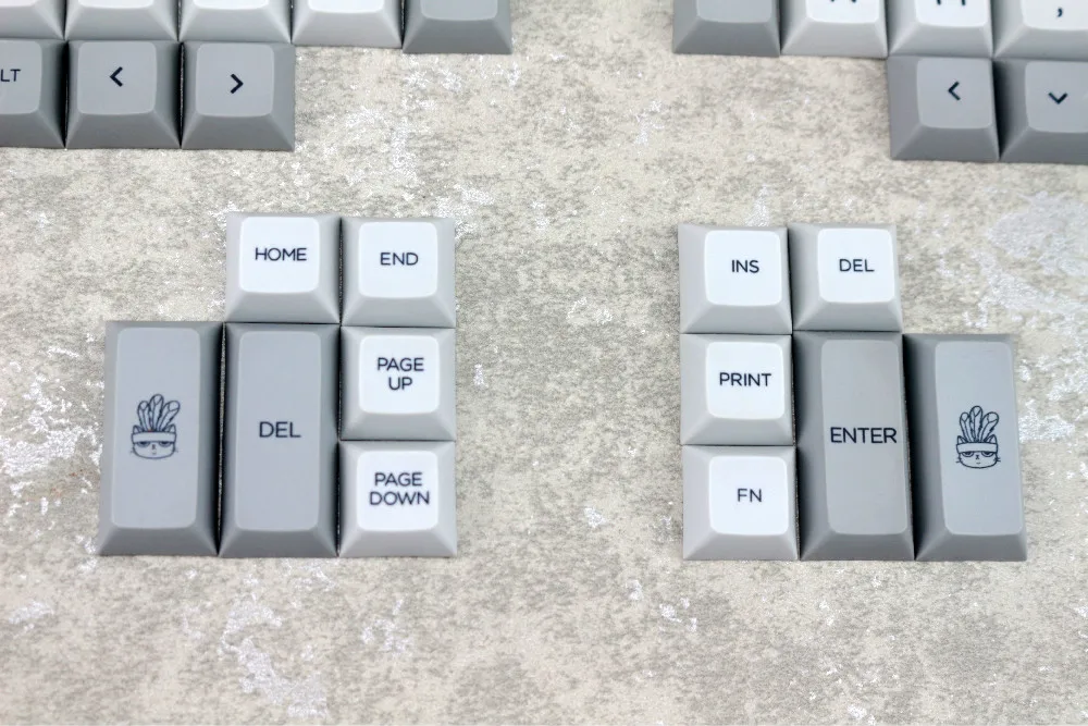 MP Ergo DSA 95 клавиш PBT краситель-сублимация Keycap Cherry MX Переключатель keycaps для проводной USB Механическая игровая клавиатура