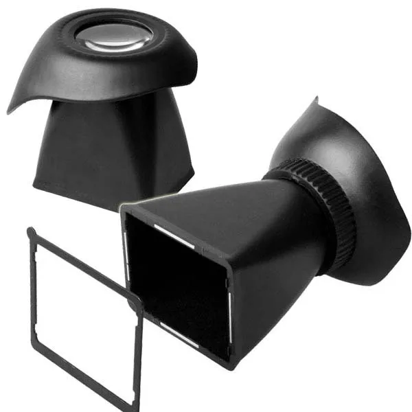 Photo Studio Accessories V3 LCD Viewfinder 2.8x Magnifier Extender Magnetic Hood for Canon 600D/60D | Электроника
