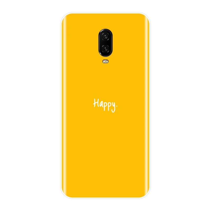 Мягкий чехол для телефона силиконовый OnePlus 6 6T 5T 3 3T желтый космический Подсолнух