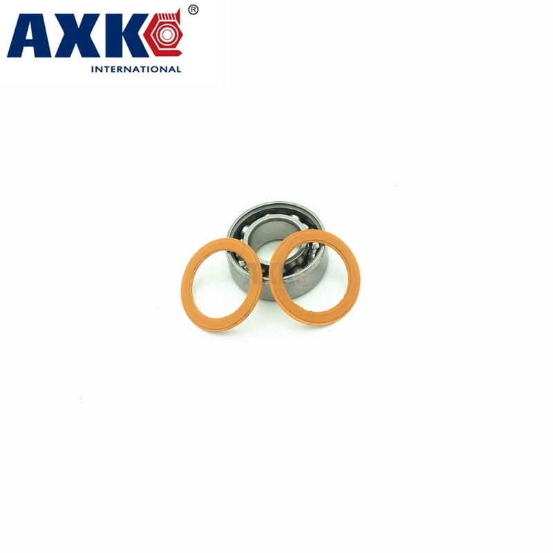 Гибридный Керамический шарикоподшипник Axk 15x21x4 S61702 2rs Cb / S6702 Abec7 мм из нержавеющей