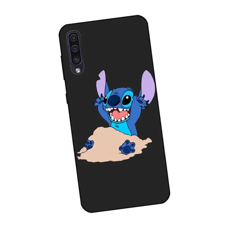 P213 стежка Magic черный силиконовый чехол для samsung Galaxy A6 A7 A8 A9 A10 A30 A40 A50 A60 A70 A80 A90 5G A20E