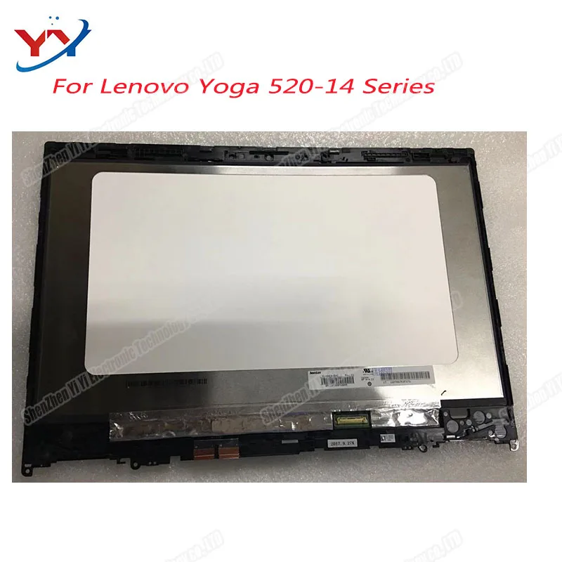 14 дюйм fhd ЖК/светодиодный дисплей сенсорный экран в сборе для Lenovo Yoga 520 14IKB lenovo flex 5
