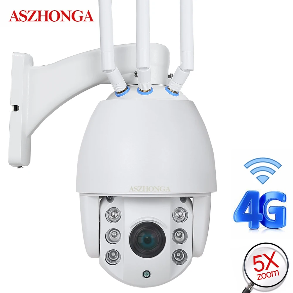 Беспроводная IP-камера видеонаблюдения 1080P 3G 4G SIM-карта наружная камера HD CCTV PTZ
