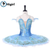 adult girl ballt tutu skit dress blue ballerina competition professional ballet stage costum platter fairy marzipan bt9130