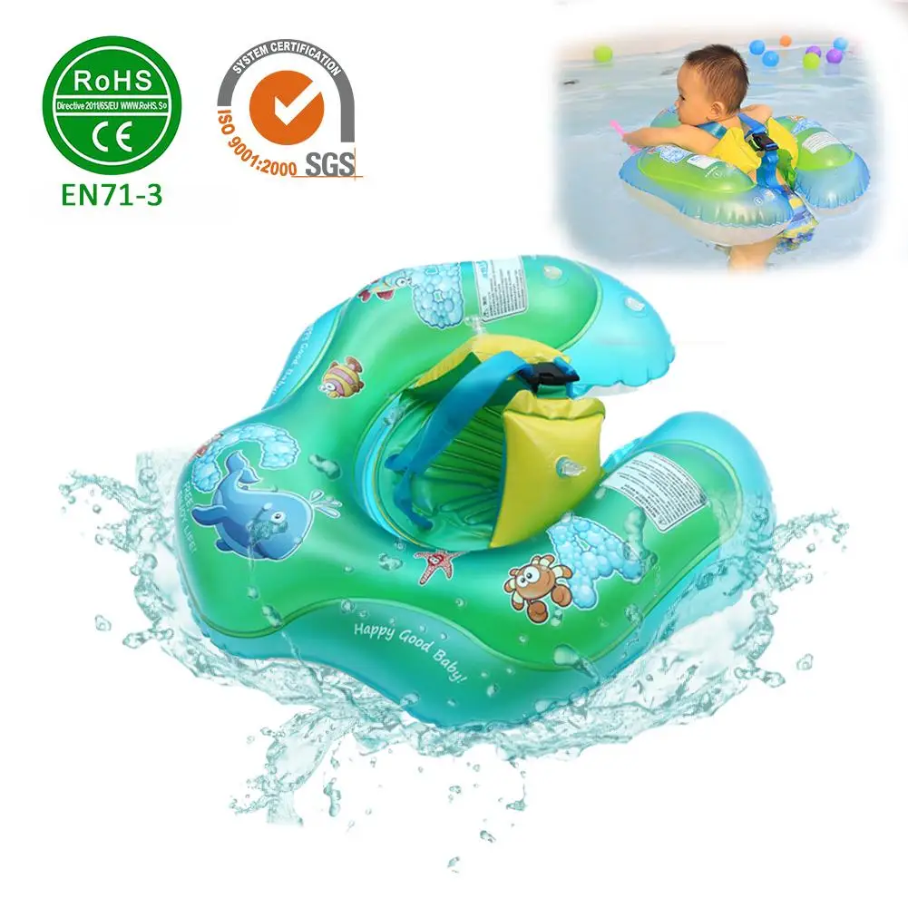 

Детское плавательное кольцо, надувная подмышка для младенцев, плавающие аксессуары для бассейна, круг для купания, надувные двойные кольца ...