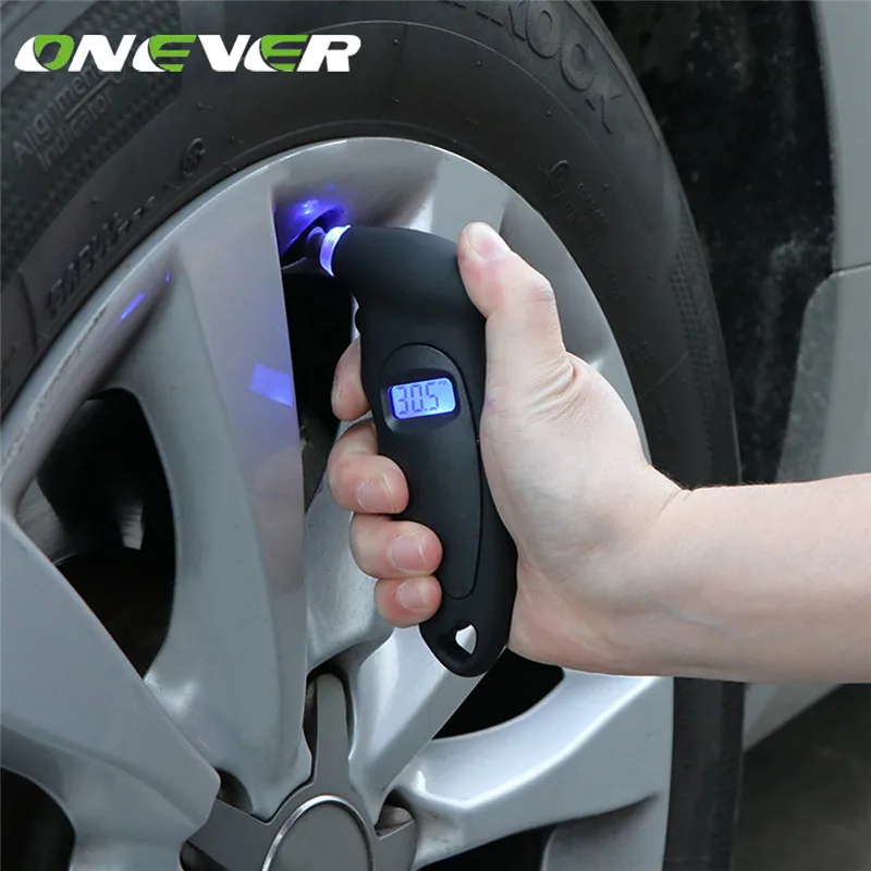 Цифровой манометр Onever 150 тестер PSI инструмент с подсветкой для грузовиков