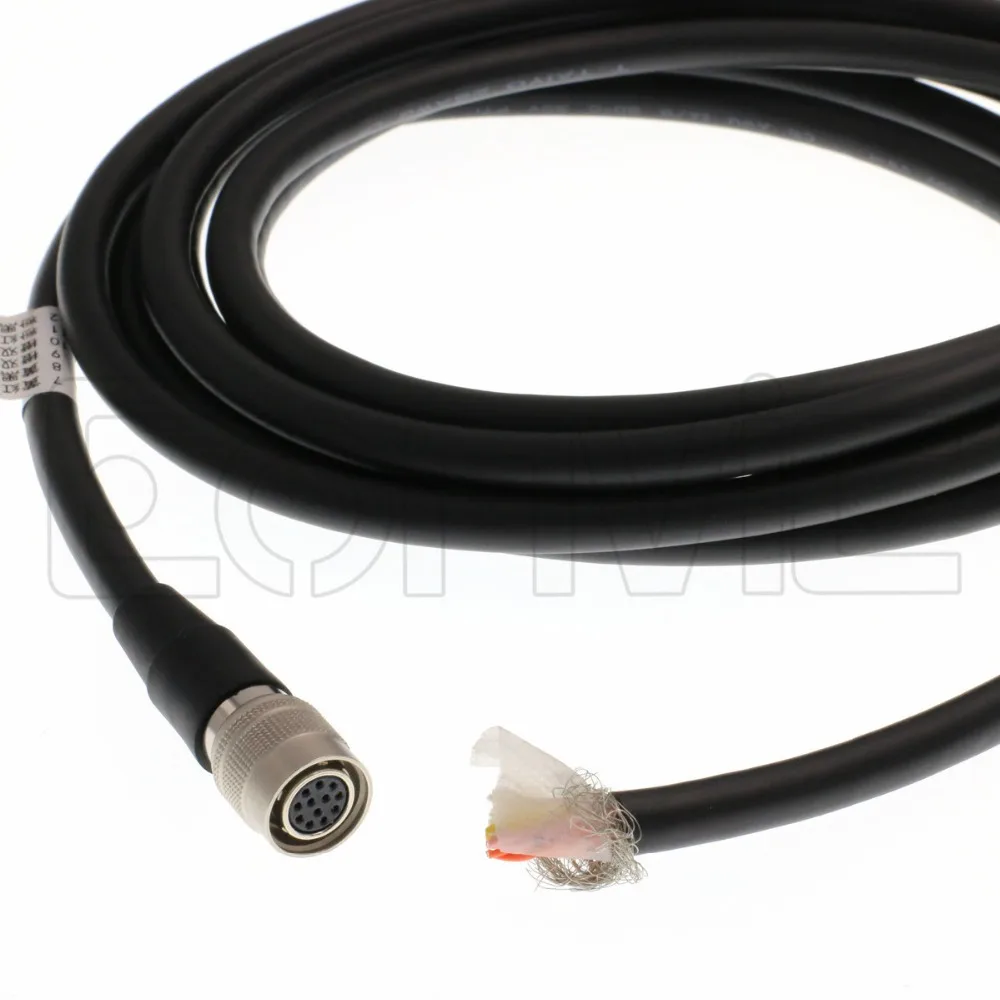 Eonvic Basler Electric AVT GIGE Vision Power I/O PLC 12 Pin для открытия высокий гибкий кабель |