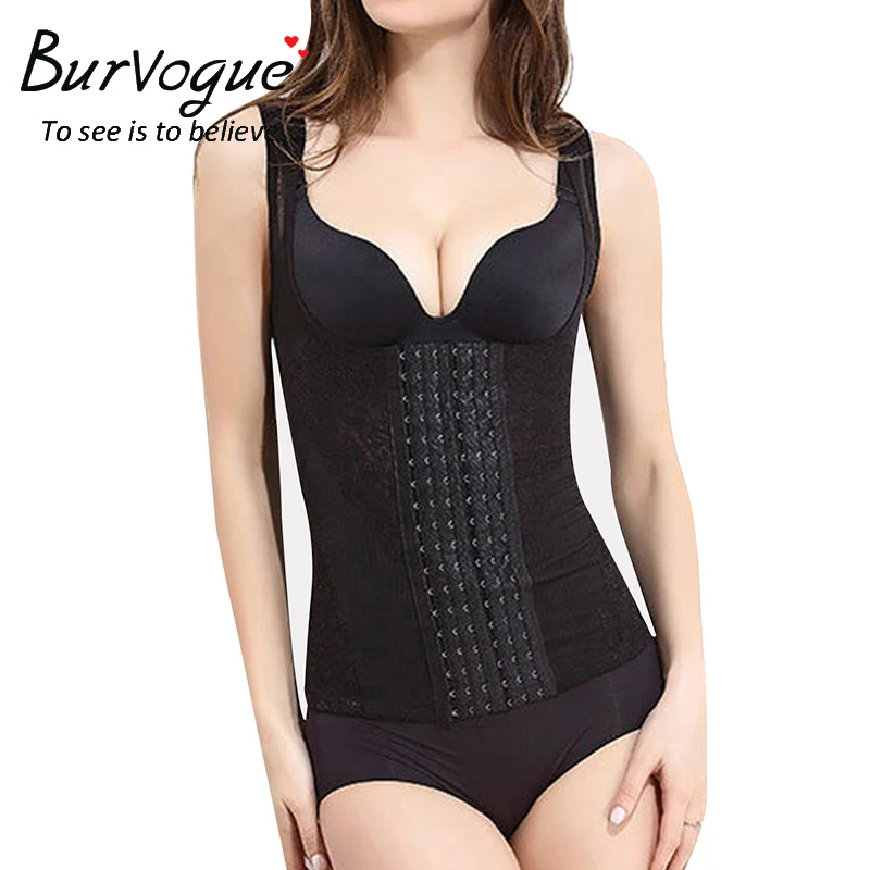 Burvogue, женское корректирующее белье, жилет, пояс для похудения, Корректирующее белье, регулируемые лямки, талии, корсет, для тренировок, нижнее белье, жилет XL