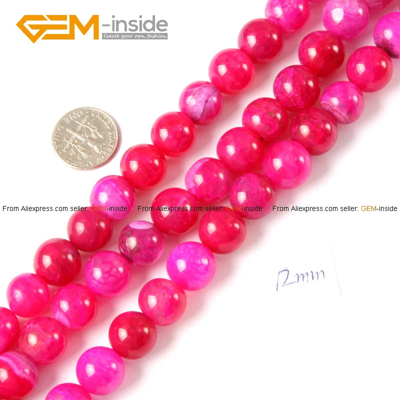 Круглые сливовые Хрустящие бусы из камня Агата для изготовления ювелирных