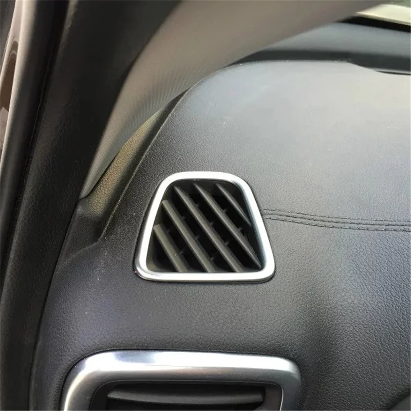 

WELKINRY car auto cover For Kia Sportage QL 2016 2017 2018 ABS chrome front console air conditioning outlet air vent trim
