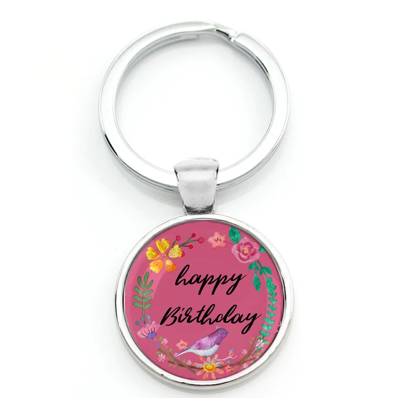 С днем рождения ожерелье значок кулон DIY креативное металлическое украшение