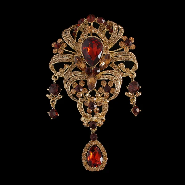 Charm Design Full Rhinestone &amp Crystal Inlay Jewelry Pendant Metal Plated Brooch Pins Women Brooches For Wedding | Украшения и