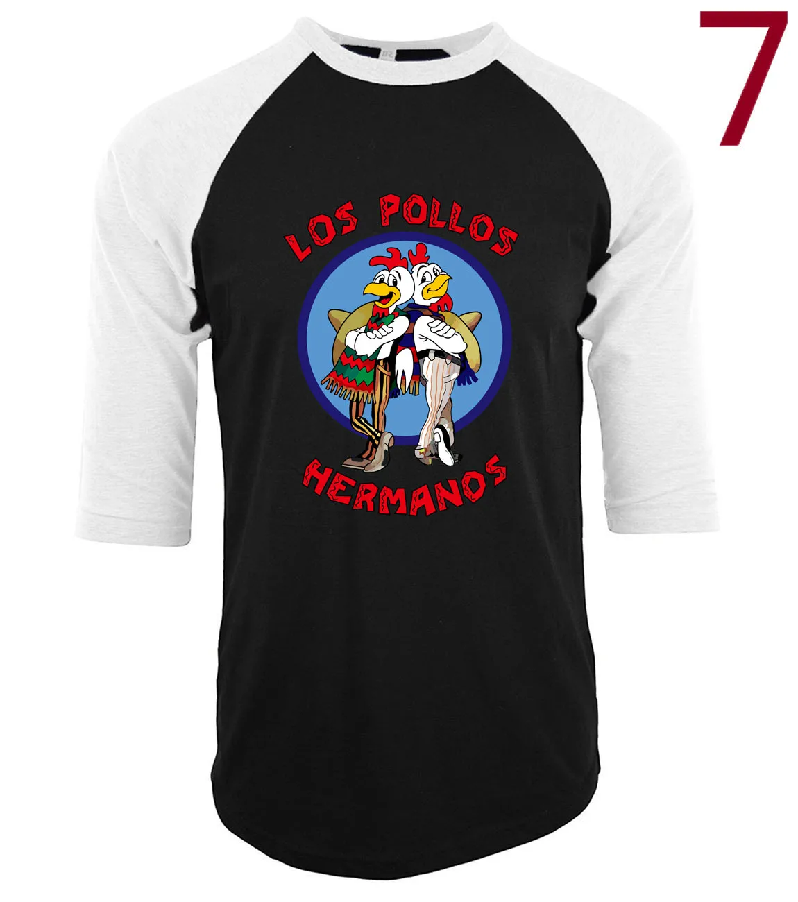 Chicken Brothers с рукавом три четверти camisetas мужские новейшие топы для бодибилдинга Футболка реглан модная Высококачественная футболка лето - Цвет: white black