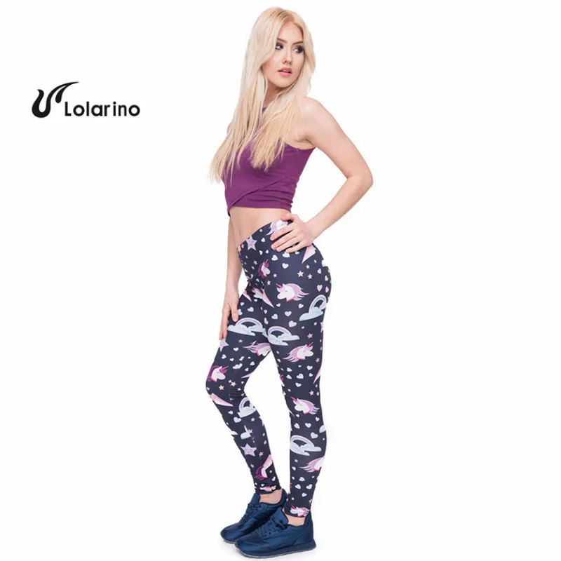 Единороги темно м Новое поступление богемный леггинсы Для женщин разработка