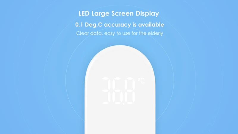 Xiaomi Mi домашний термометр iHealth, цифровой инфракрасный термометр для малышей, термометр для измерения температуры лба