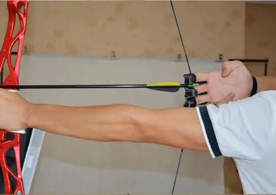 

3 Finger Protection Guard 19cm Length Cow Leather Protect Glove Archery Accessory for Target Hunting Shooting