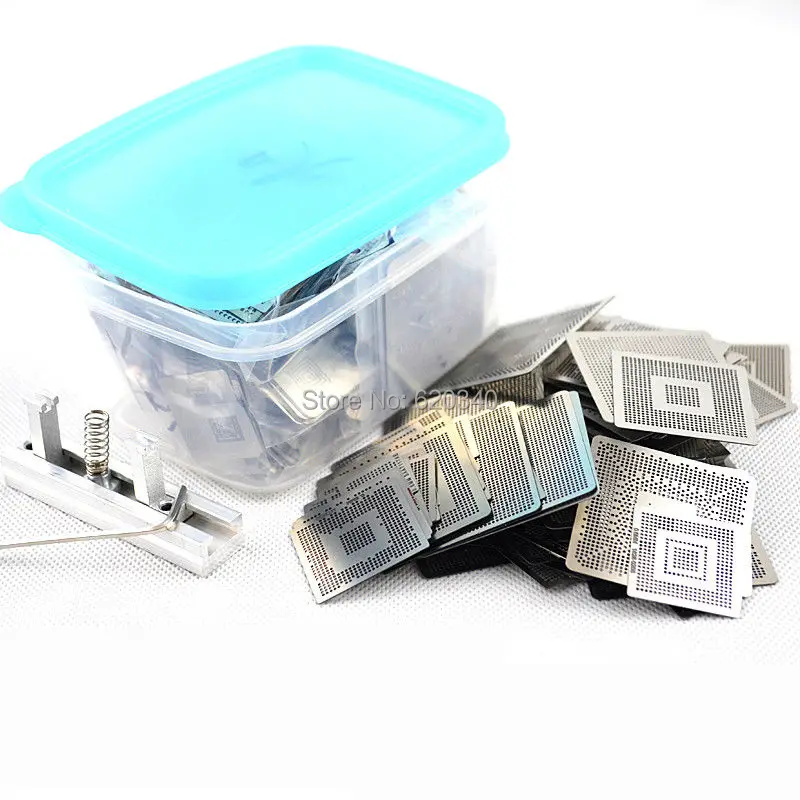 

New Upgrade 810/model BGA Stencil Bga Reballing Stencil Kit with direct heating Reballing station Replace+10/PCS BGA Solder ball