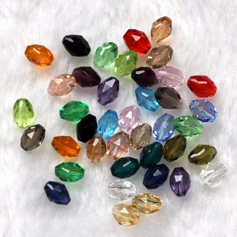 100 шт. бусины для ювелирных изделий 9 х6 мм|crystal oval|oval beadsaccessories beads |