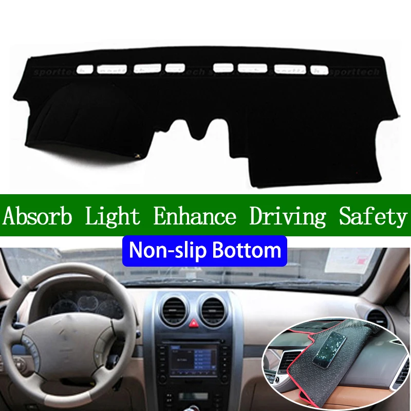 

For HAVAL H3 H5 2010 2011 2012 Non-slip Bottom Dashboard Cover Car Decals Car Stickers Interior Car Accessories