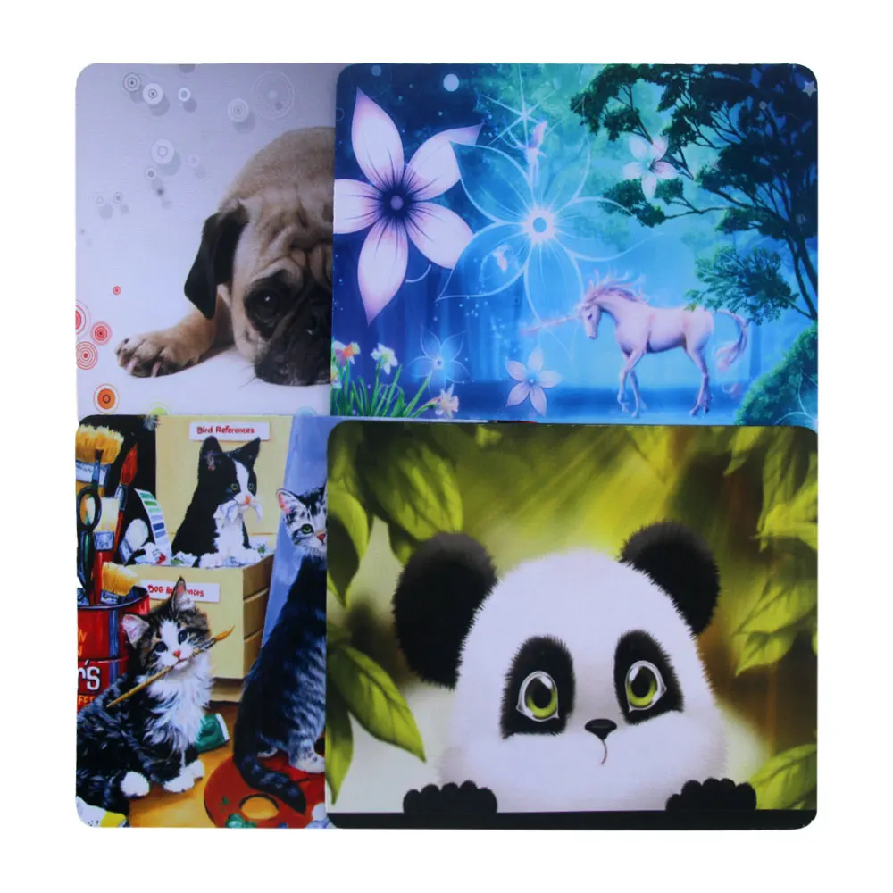 

Mouse Pad Cute Animal Picture Anti-Slip Laptop PC Mice Pad Mat Mouse pads For Optical Laser Mouse Gamer Mousepad