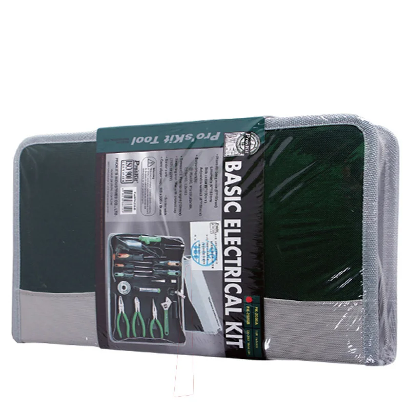 Pro'sKit PK- набор инструментов PK-2086B ящик для инструментов Набор для паяльника, пистолет для инструментов коробка для набора инструментов плоскогубцы отвертка набор гаечных ключей
