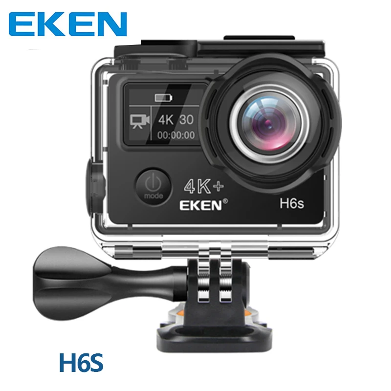 Оригинальная Экшн камера eken H6S Ultra HD 4K EIS стабилизация изображения Ambarella A12 чип Wifi