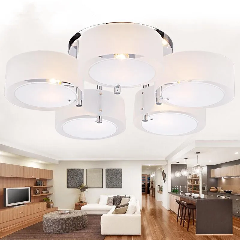 Мода Акриловые СВЕТОДИОДНЫЕ потолочные светильники современный Краткий