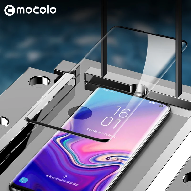 Mocolo 3D изогнутый экран со сканером отпечатков пальцев разблокированное стекло