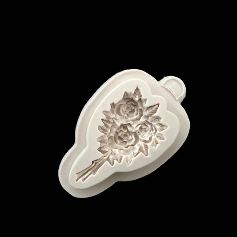 1 шт. силиконовая форма в форме букета для украшения торта|mold for|flower moldfondant cake mold |
