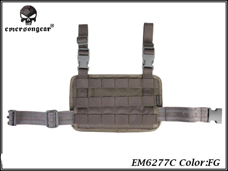 FG EMERSONGEAR модульная Rife ножная панель чехол тактический Molle Drop Leg Pouch охотничий пистолет кобура инструменты Molle Pouch EM6277 - Цвет: FG