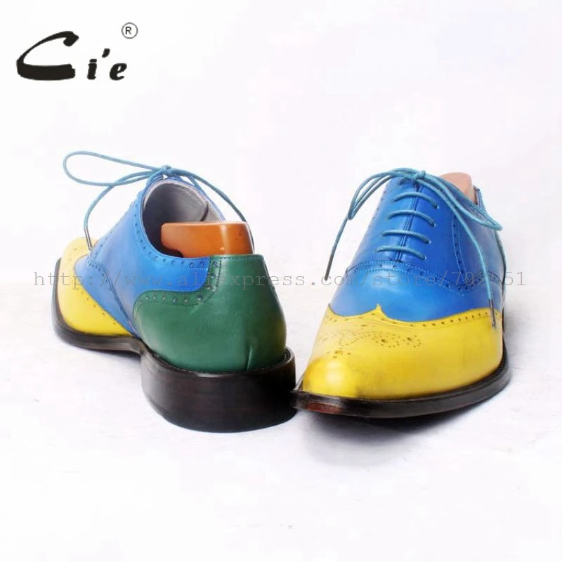 cie BespokeMen Shoe Handmade Men shoe Men's Oxfords Pure Leather Size6-14 Calf Outsole Breathable High Quality OX371 | Обувь