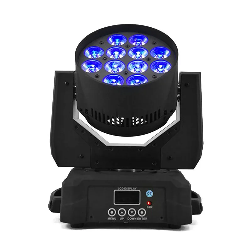 36x12 Вт RGBW 4N1 Led Zoom Moving Head Wash Light DMX512 Led Moving Head Wash Effect освещение Звук и профессиональное освещение