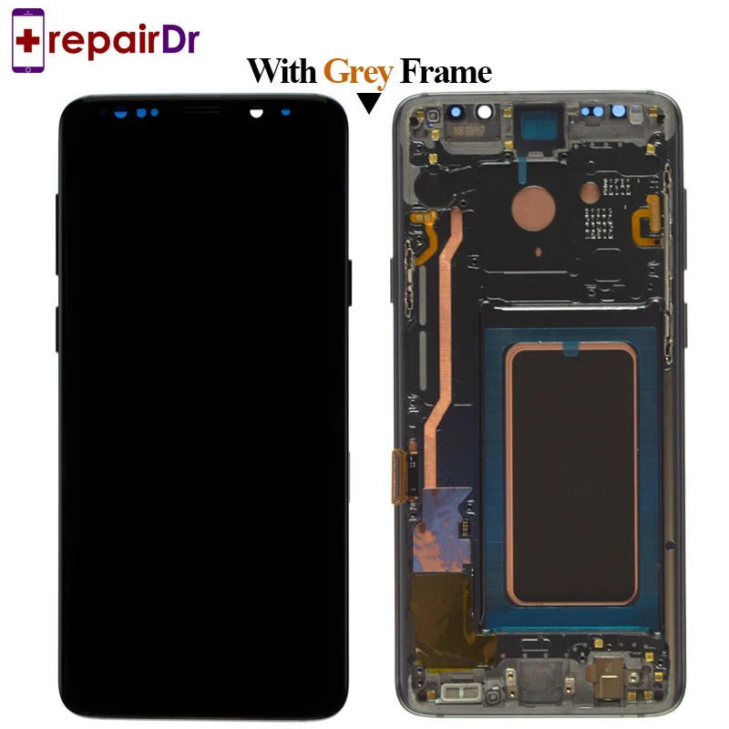 ORIGINAL AMOLED Replacement For SAMSUNG Galaxy S9 Plus LCD Touch Screen Digitizer With Frame G965F Samsung S9+ Lcd | Мобильные