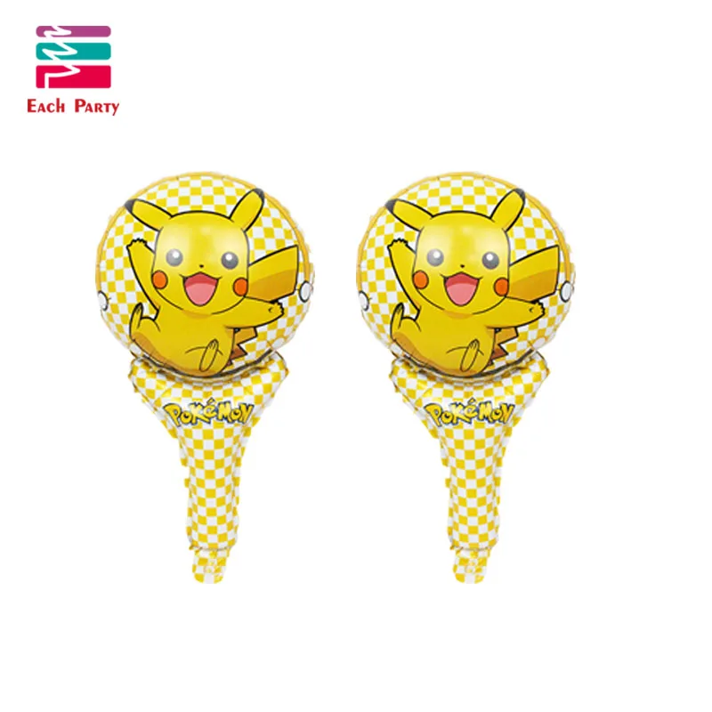 Cartoon Pikachu Pokemon Go Foil Balloons Children Inflatable toys Helium balloons birthday party decorations kids Party Supplies | Дом и сад