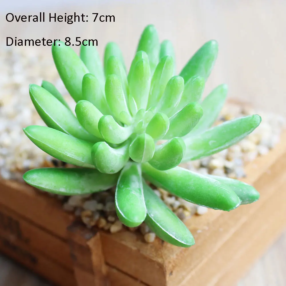 39Styles Green Artificial Succulents Plants for Home Garden Decoration Wedding Plants Wall Flower Arrangement Bonsai Fake Plants - Цвет: Green XiaoFoShouZhi