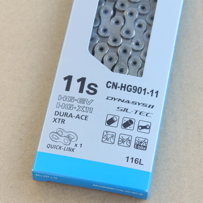 Shimano 11 S цепь HG601 HG701 CN-HG901-11 105 Ultegra XT Dura-ace XTR скоростная с быстрым соединением | Спорт