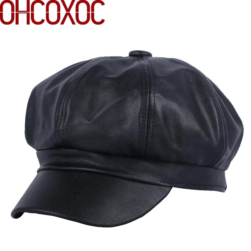 Женские Новые Восьмиугольные шляпы модная женская кепка Newsboy высокое качество из