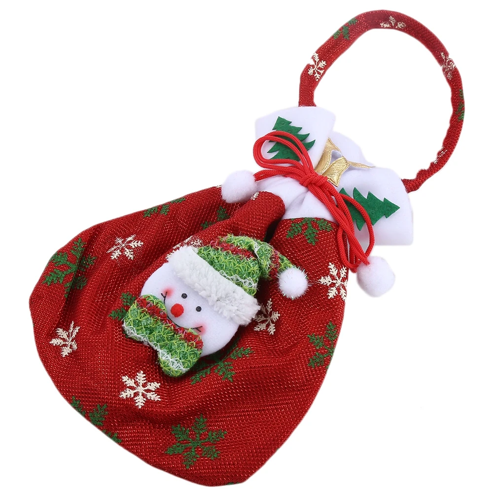 Рождественский Санта-Клаус Снеговик Снежинка подарочная упаковка крутящееся