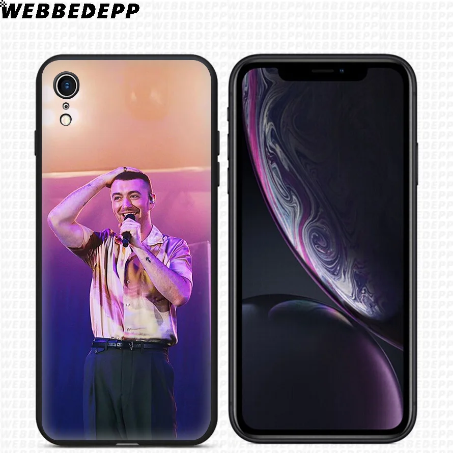 Мягкий силиконовый чехол WEBBEDEPP Sam Smith Singer для iPhone 11 Pro Xr Xs Max X или 10 8 7 6 6S Plus 5 5S SE Case |