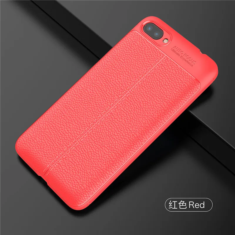 Red Чехол Zc520KL для Asus Zenfone 4 Max ZC520KL 5,", защищающий от падения, мягкий силиконовый чехол с текстурой кожи Для Zenfone 4 Max Pro Zc554KL 5,5" - Цвет: Red