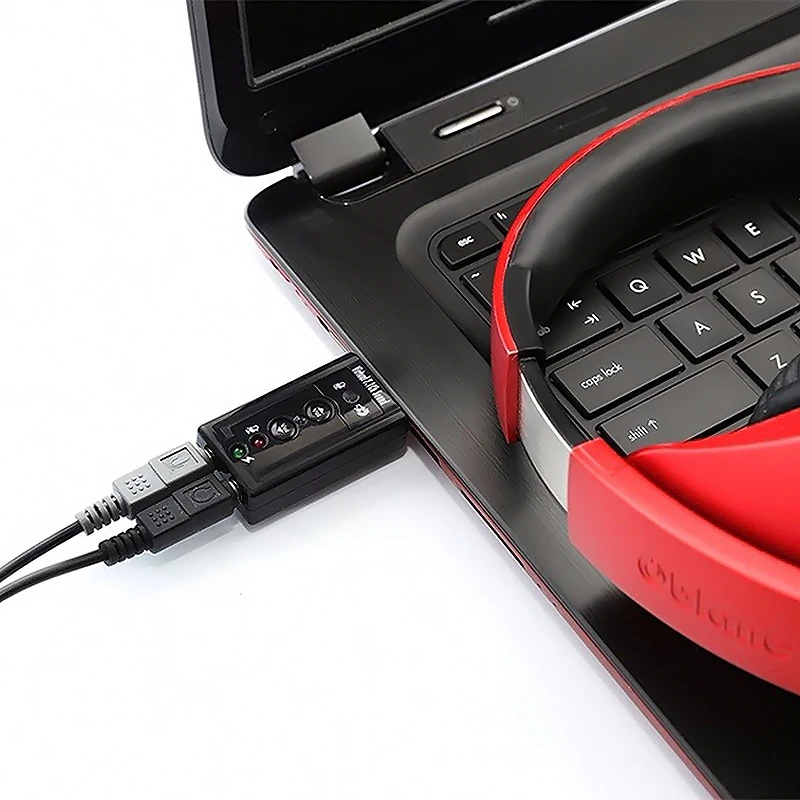 Лидер продаж! Внешняя звуковая карта FELYBY USB аудиоадаптер 2 0 разъем 3 5 мм для