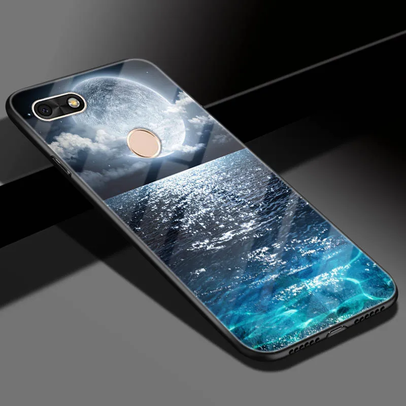 BLK-25 DIY фото настроить чехол для телефона Coque huawei Y9 закаленное стекло крышка для huawei y9 p20 pro honor 10 lite honor 8x max - Цвет: BLK-25